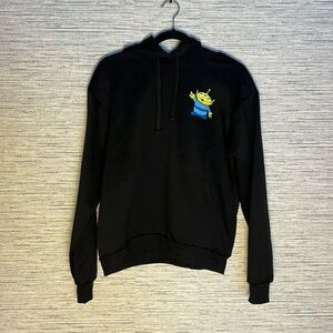 Disney Pixar Toy Story Aliens Pullover Hoodie Black Size XS Unisex NWOT (567)
